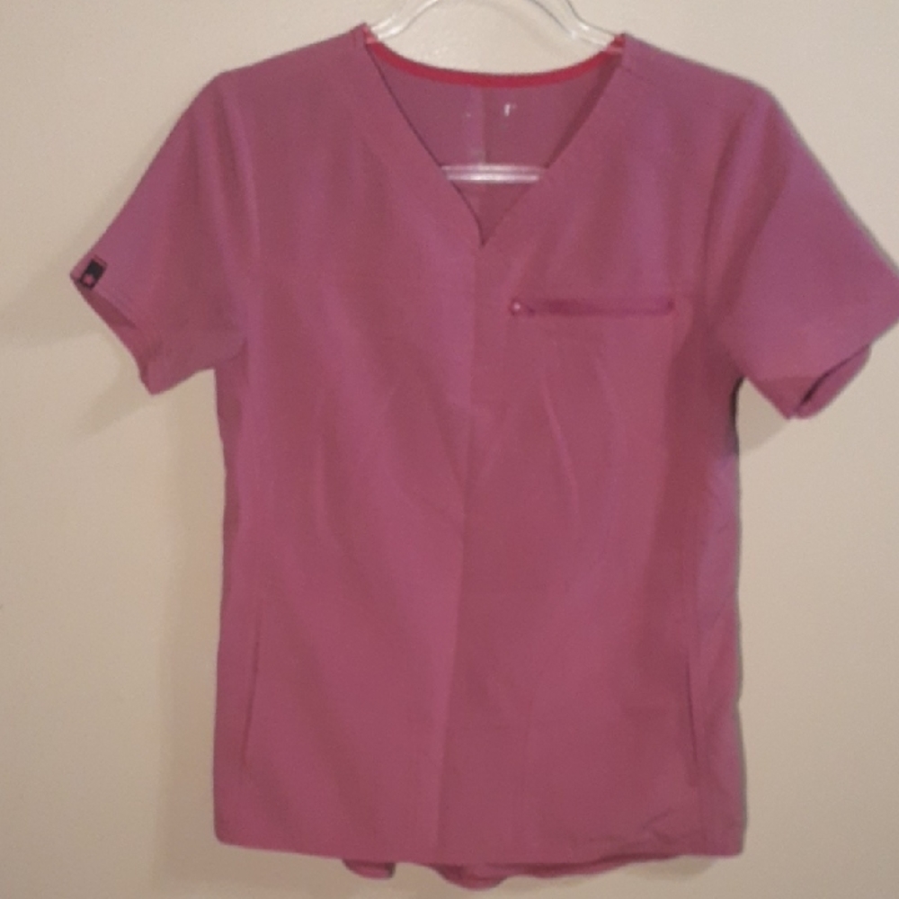 Scrubstar Women's Short Sleeve V-Neck Scrub Set - Purple